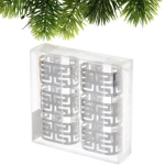 Набор колец для салфеток 6шт «Олимпия» 5,5*3см, серебро