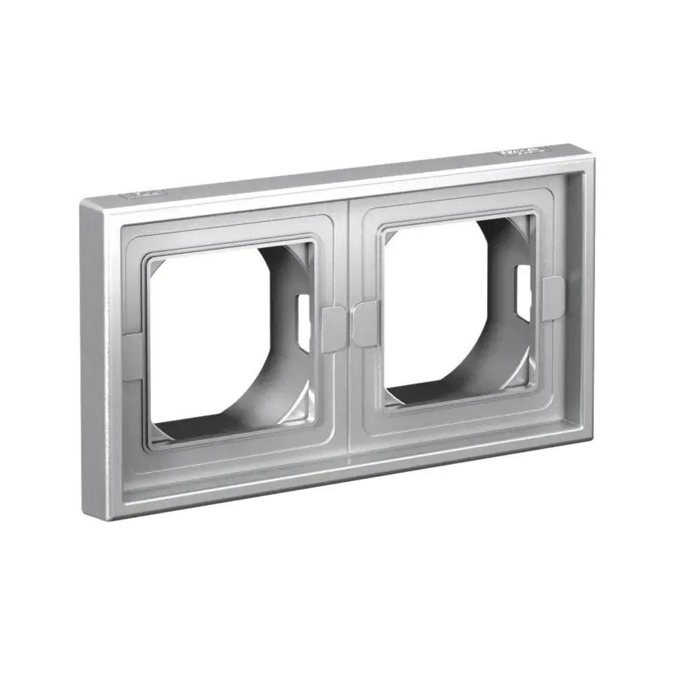 ARTGALLERY 2-постовая РАМКА IP44, АЛЮМИНИЙ