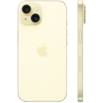 Смартфон Apple A3092 iPhone 15 128Gb желтый моноблок 3G 4G 2Sim 6.1" 1179x2556 iOS 17 48Mpix 802.11