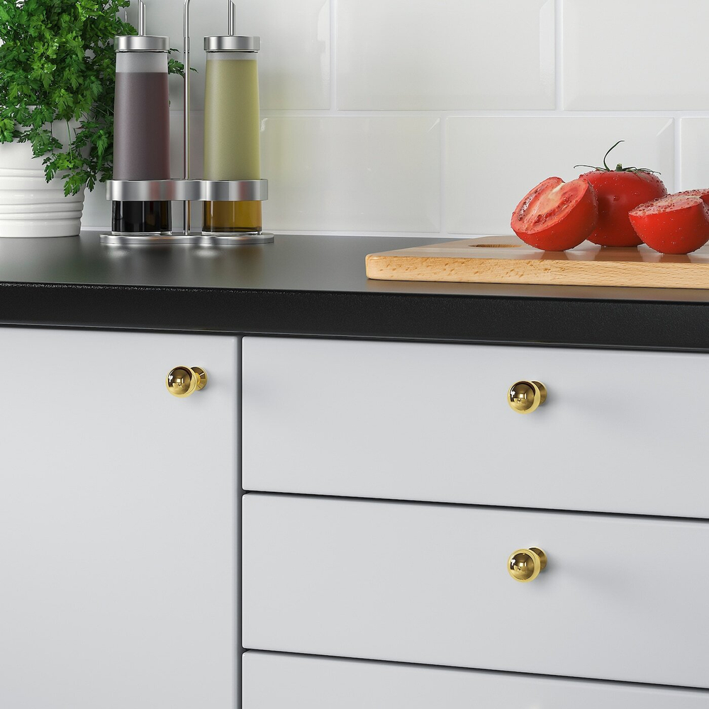 IKEA BAGGANÄS  (ИКЕА БАГГАНÄС)  -  Ручка, цветная латунь, 20 мм
