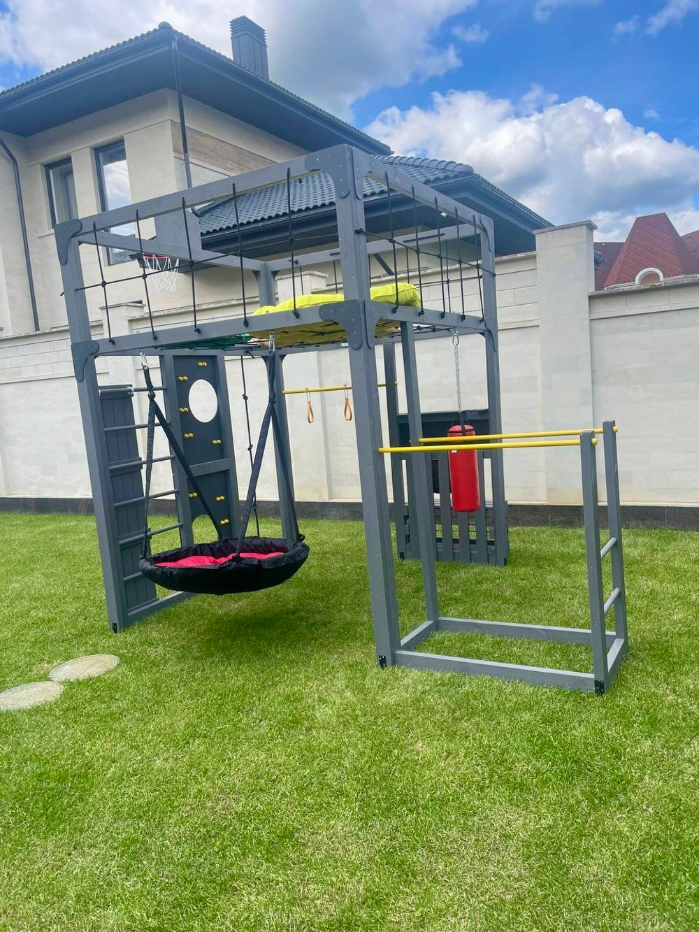 Детская площадка Савушка КУБ-1 (Серый)