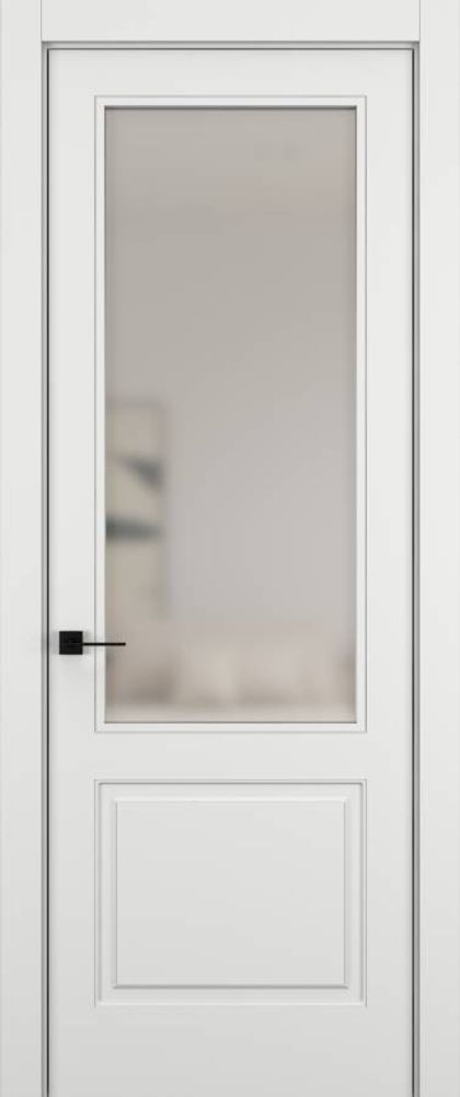 Дверь 02V HARMONY Матовый Лунный