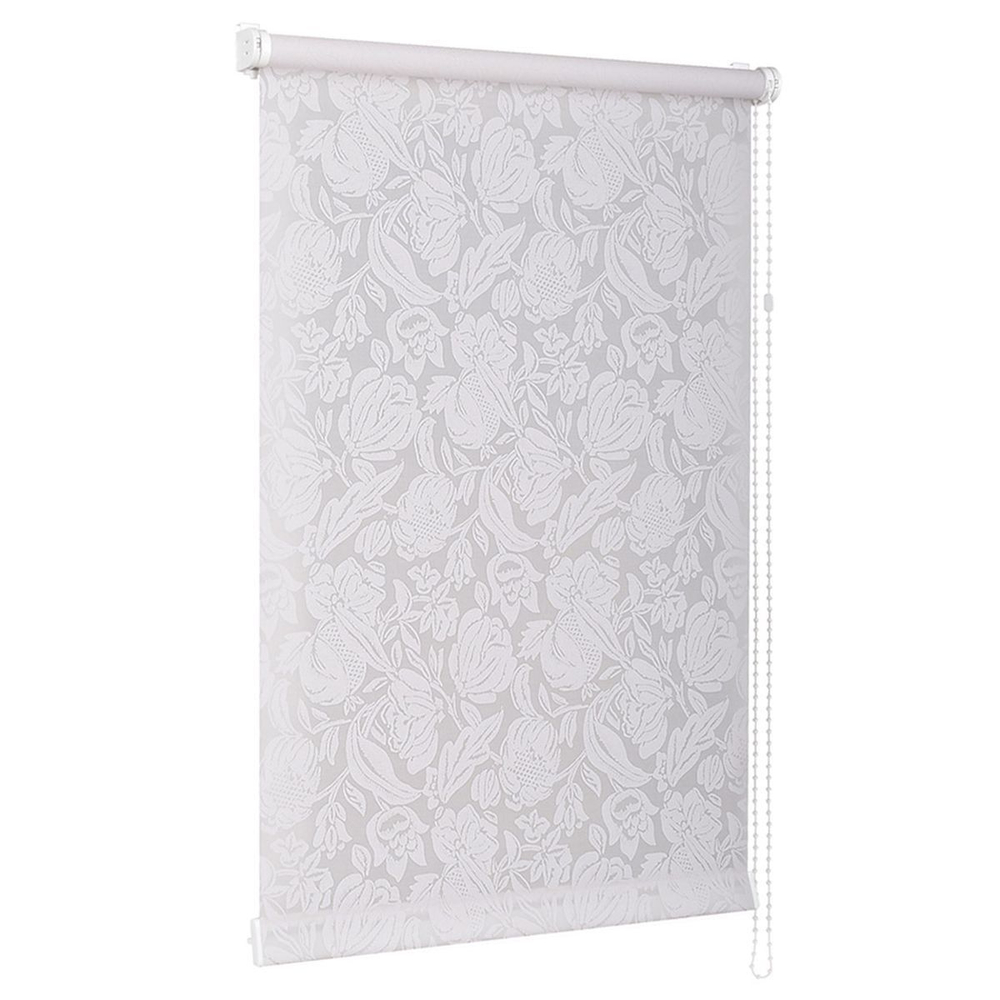 Рулонная штора Роза, 170х62 см, шир.крепл. 66 см, бел, СРШ-01М-276