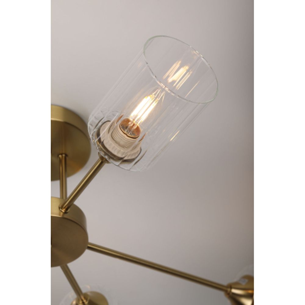 Люстра Rivoli Gill 9188-306 6хЕ27 60Вт модерн | Rivoli