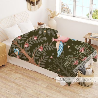 Пододеяльник с принтом 