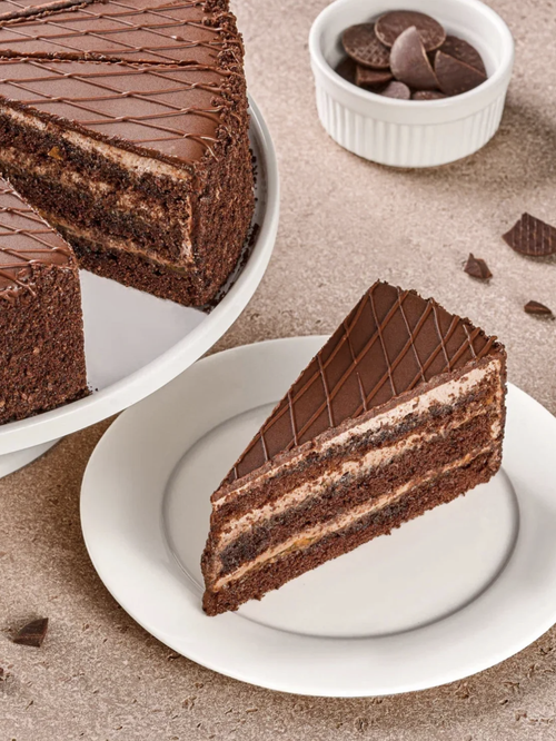 Торт Шоколадный 1,2кг 16порц Десертные истории Россия