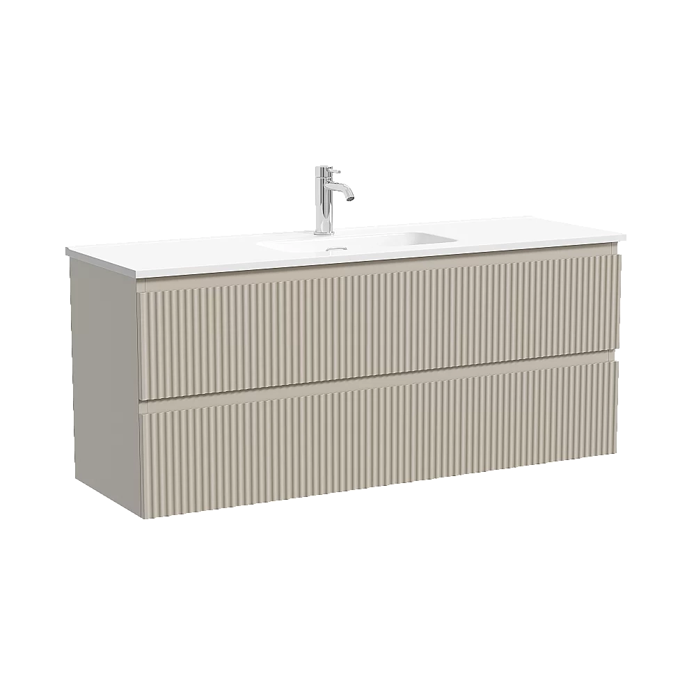 Тумба с раковиной Sancos Snob R SNR120/39CE/CN7028 Beige Soft