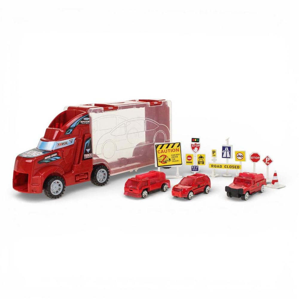 Набор машин 4шт, коробка CY-351