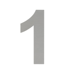 Цифра 1 из нержавеющей стали