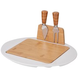 НАБОР ДЛЯ СЫРА LEFARD LEFARD "NATIVE" 3 ПР. НА ДЕРЕВ.ПОДСТАВКЕ 28,5*23,5*6,3 СМ (КОР=12ШТ.)