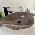 Каменная раковина из речного камня RS-05227 (58*47*15) 0857 из натурального камня