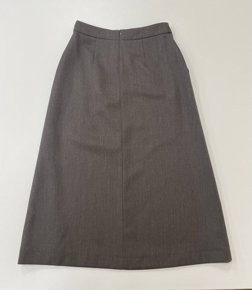 Тестовый образец. Юбка из шерсти 100%. Цвет коричневый. Размер 44. №74 (Параметры смотрите в описании).