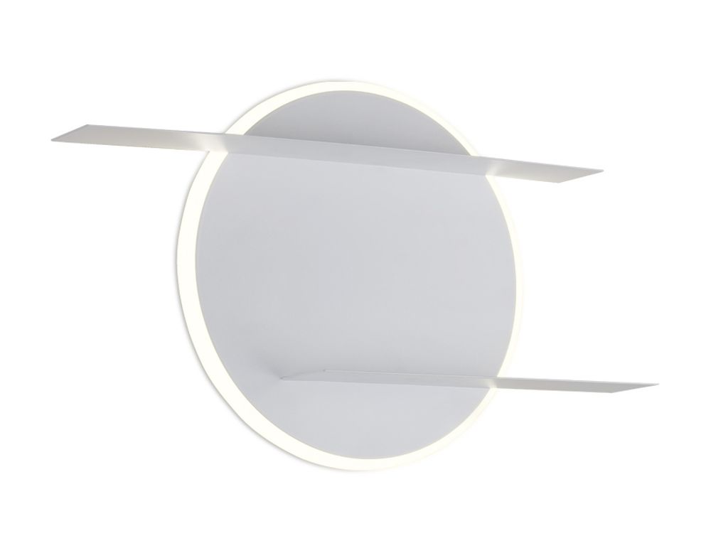 Настенный светодиодный светильник с полками FW102 WH/S белый/песок LED 4200K 28W 420*250*120