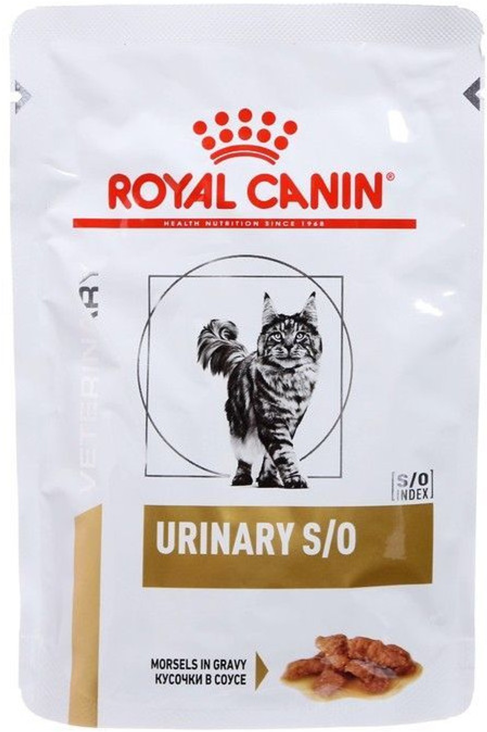 Royal Canin, Набор диетического корма для взрослых кошек при МКБ, Кусочки в соусе, 12X85 гр.