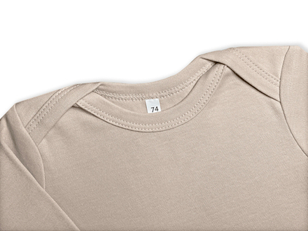 Футболка с длинным рукавом Светлый кофе