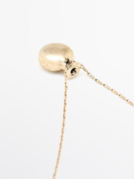 Massimo Dutti Подвеска «Бутылочка», золотистый