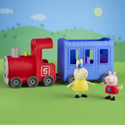 Игровой набор Hasbro Свинка Пеппа - поезд Леди Кролик с хрюшкой peppa