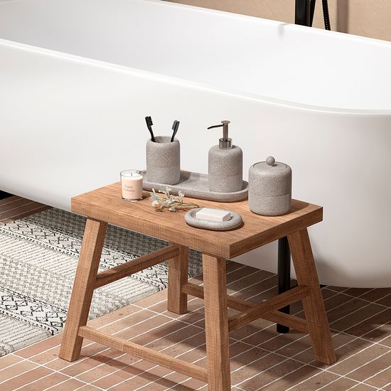 Подставка для ванных принадлежностей loup, темно-серая