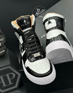 Кроссовки Hi-Top Philipp Plein Notorious Skull