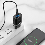 Сетевое зарядное устройство HOCO C12Q Smart, QC 3.0 кабель Type-C, 012994 Белый