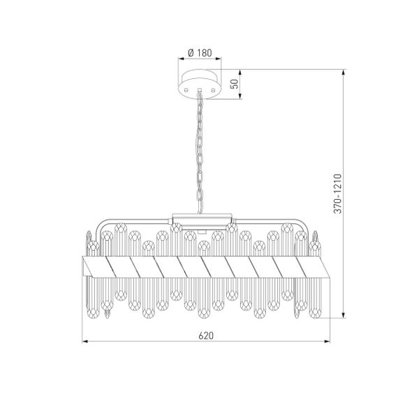 Подвесной светодиодный светильник Bogates Jewel 419/1