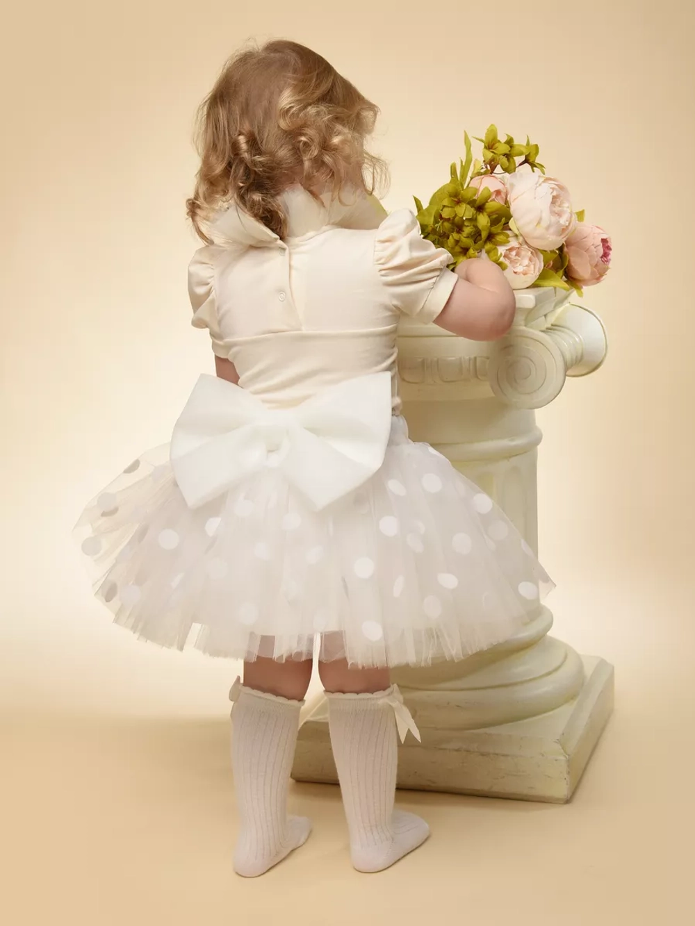 Юбка-пачка в горох