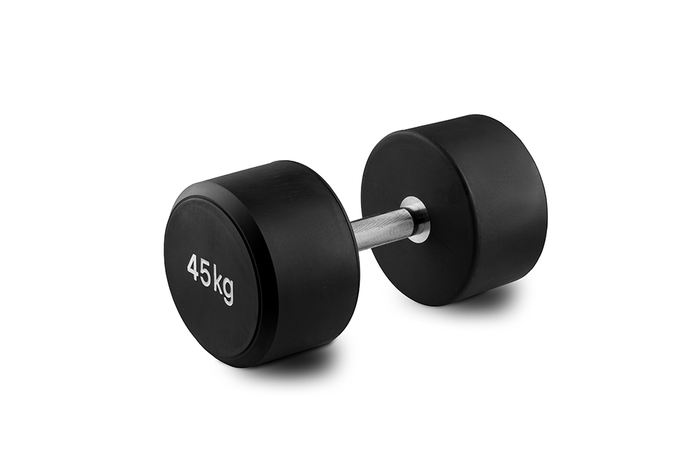 Гантель 45 кг PU (черный)