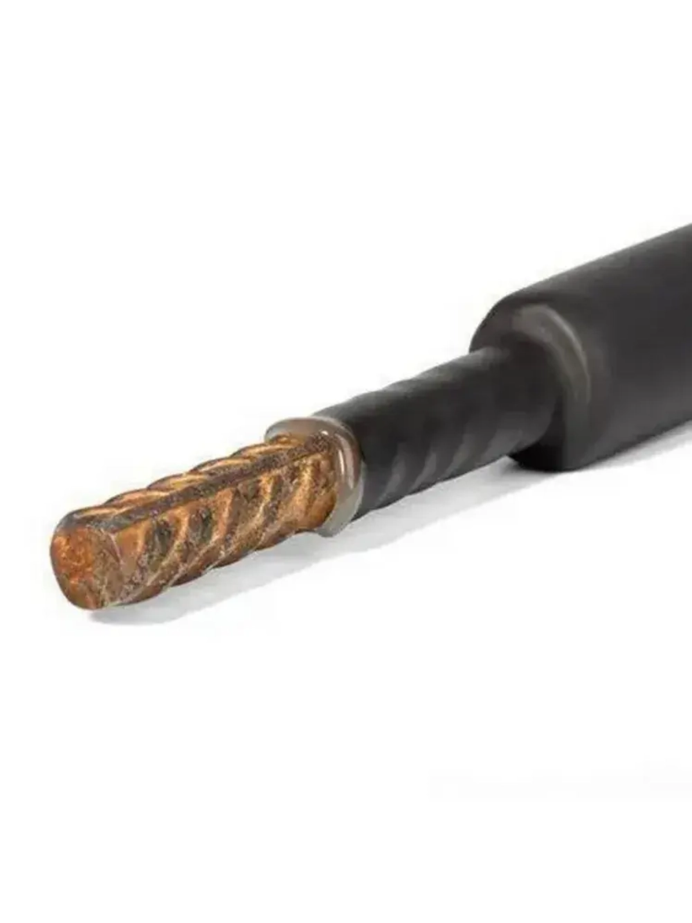 термоусадка для проводов КВТ, термоусадочная трубка с клеевым слоем ЧЕРНАЯ 15/5 мм длина 1м. ТТК(3:1), Клеевая трубка для проводов, с подавлением горения