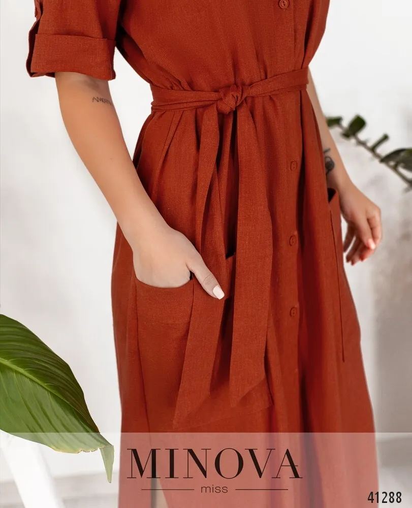 Платье 2018Н-терракот Minova