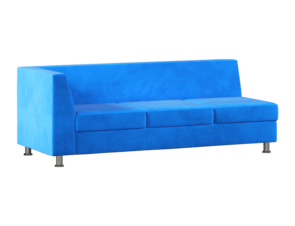 Секция с подлокотником трехместная правая МАРКУС