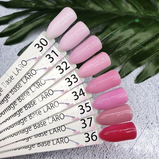 Камуфлирующая база Laro Nails 10 мл. №34