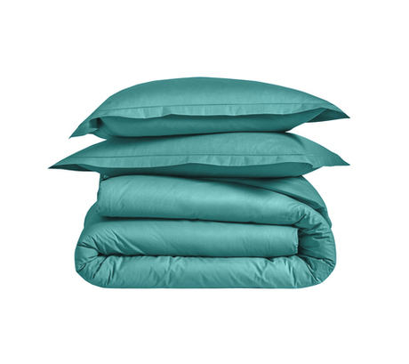 Постельное белье 2 спальное евро Blanc des Vosges Plain Celadon