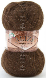 Пряжа Angora Gold Simli, 100 г, 500м, 20%шерcть,75%акрил,5% металлик (цена за 1 шт)