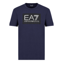 Мужское теннисное поло EA7 T-Shirt Men - Dark Blue