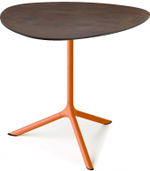 Стол ламинированный обеденный Scab Design Tripe Maxi, терракотовый, кортен