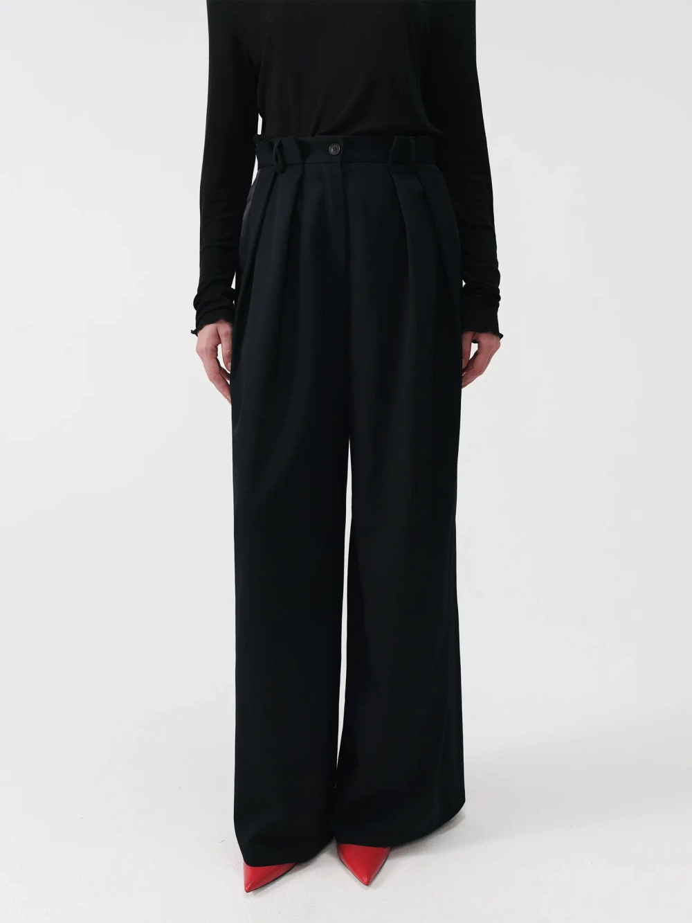 Брюки палаццо с лампасами OLA OLA