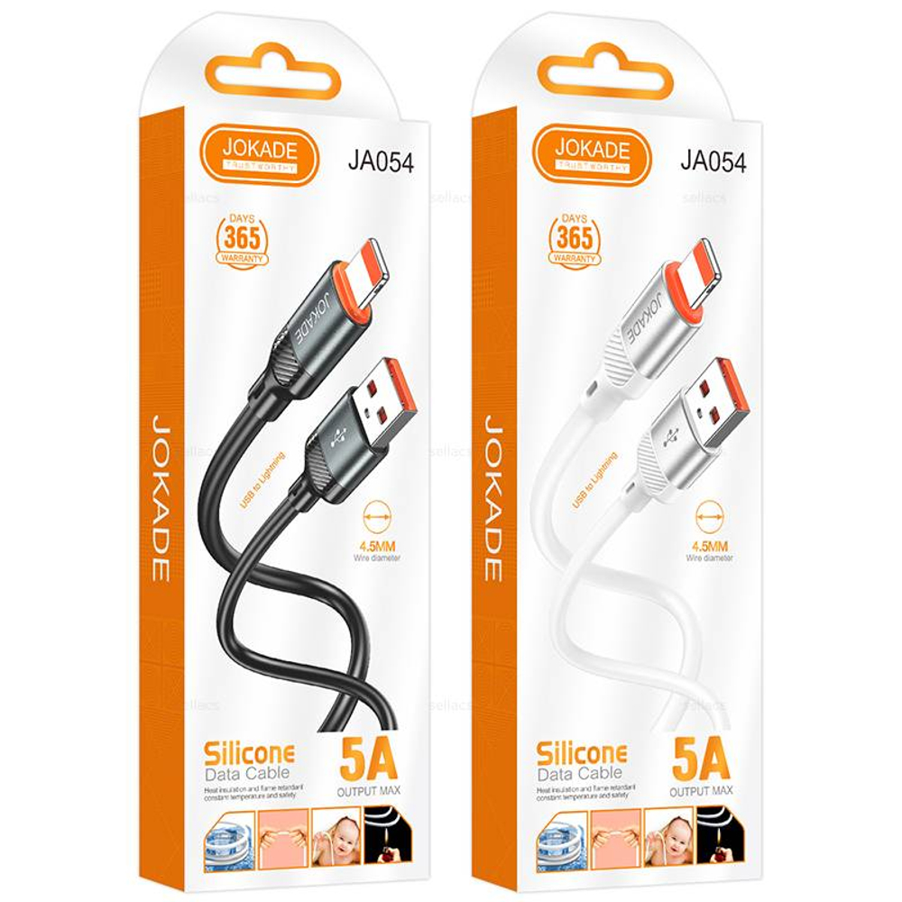 JOKADE JA054, кабель для зарядки и передачи данных на устройства lightning