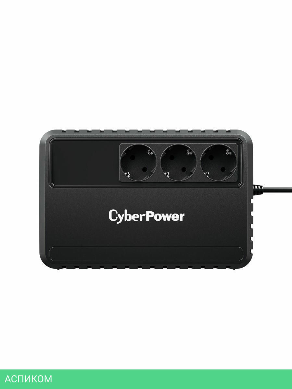 Источник бесперебойного питания CyberPower 725VA (BU725E)