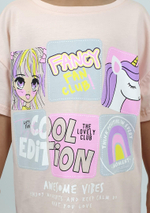 6-63-1 Футболка для девочки Luneva