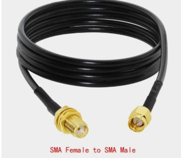 SMA кабель-удлинитель RG174 (тип B) 20 см