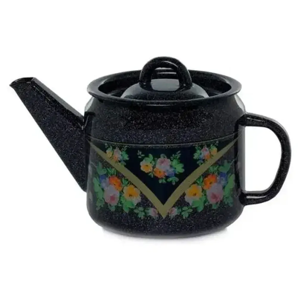 Чайник эмал 1,0л с рис 27074РкЭ Красава