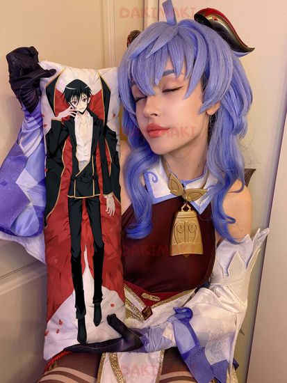 Мини дакимакура Лелуш Ламперуж из Код Гиас: Восставший Лелуш арт. M0268, 60х20 см