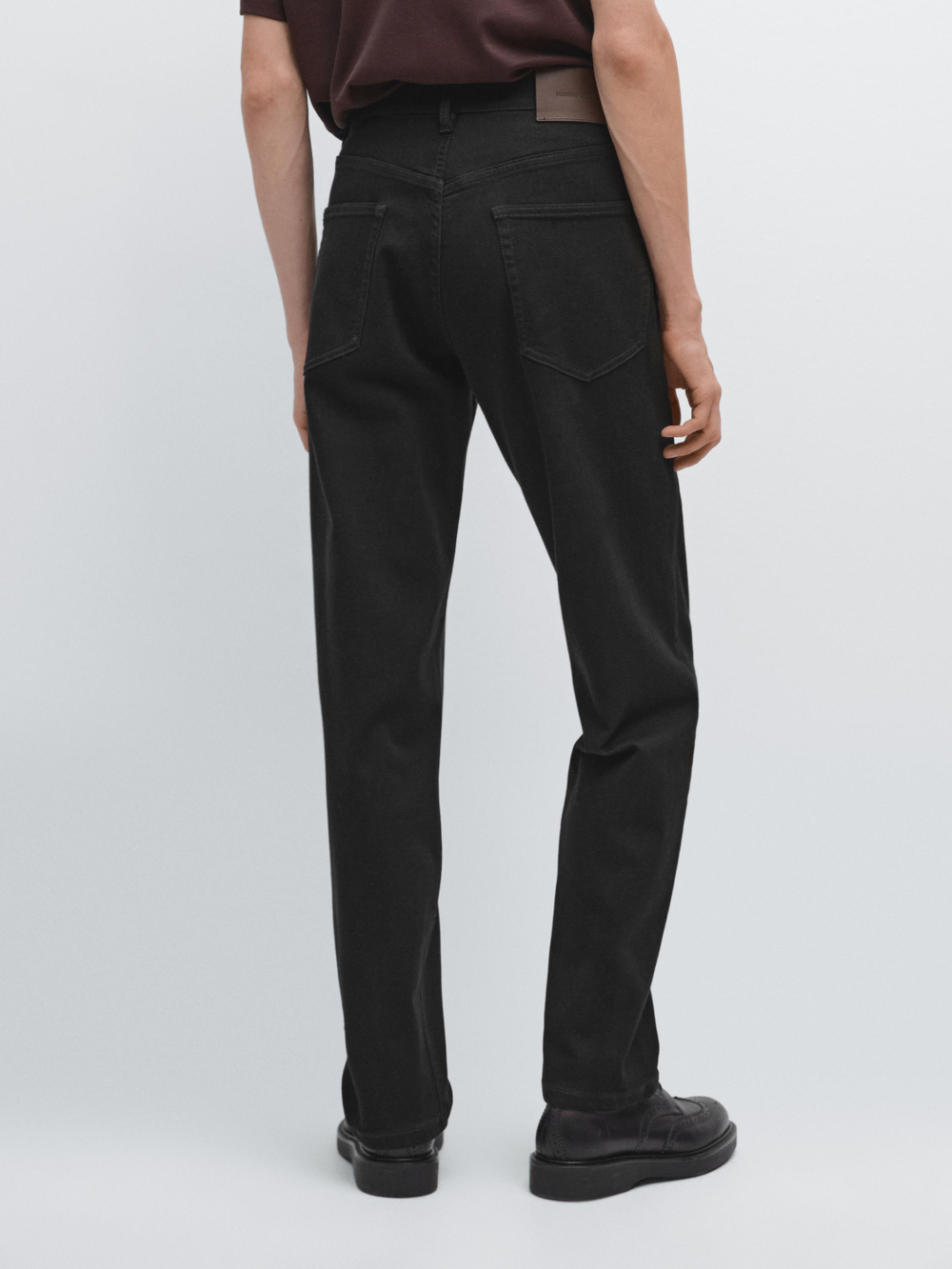 Massimo Dutti Зауженные джинсы, черный