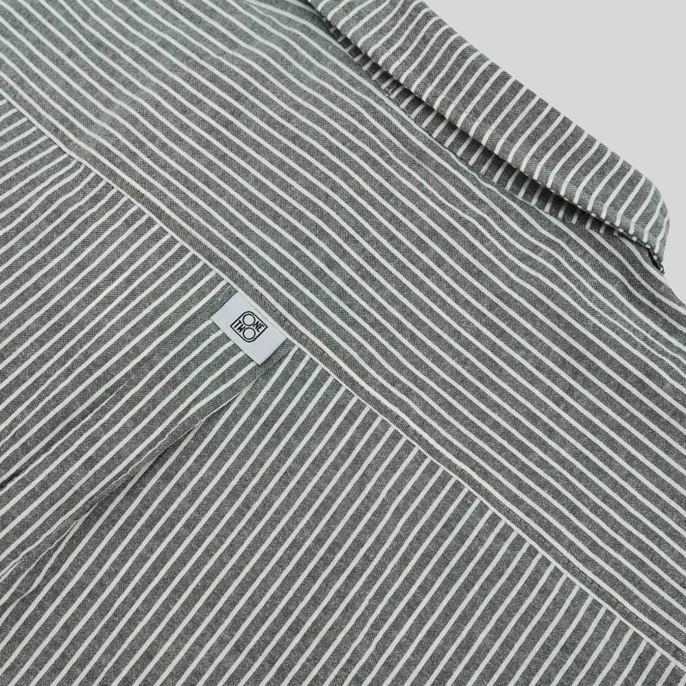 Рубашка One Two Oversized Striped Shirt Grey