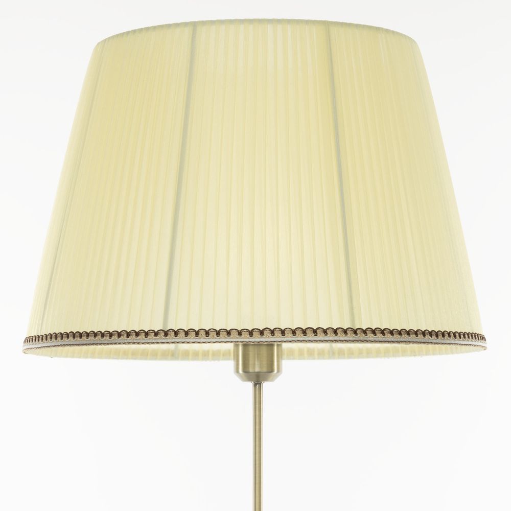 Citilux Линц CL402983 Торшер бронза с кремовым абажуром