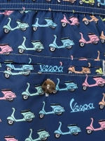 Шорты муж. MC Saint Barth MINI VESPA MULTI 61 синий мопед разноцветный