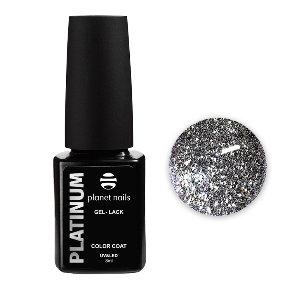 Planet Nails Гель-лак  "PLATINUM" 114, 8мл