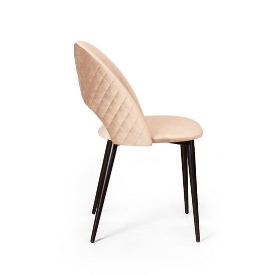 Стул Max ромб, бархат бежевый 5