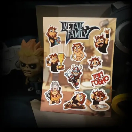 Стикерпак Metal Family. Хэви