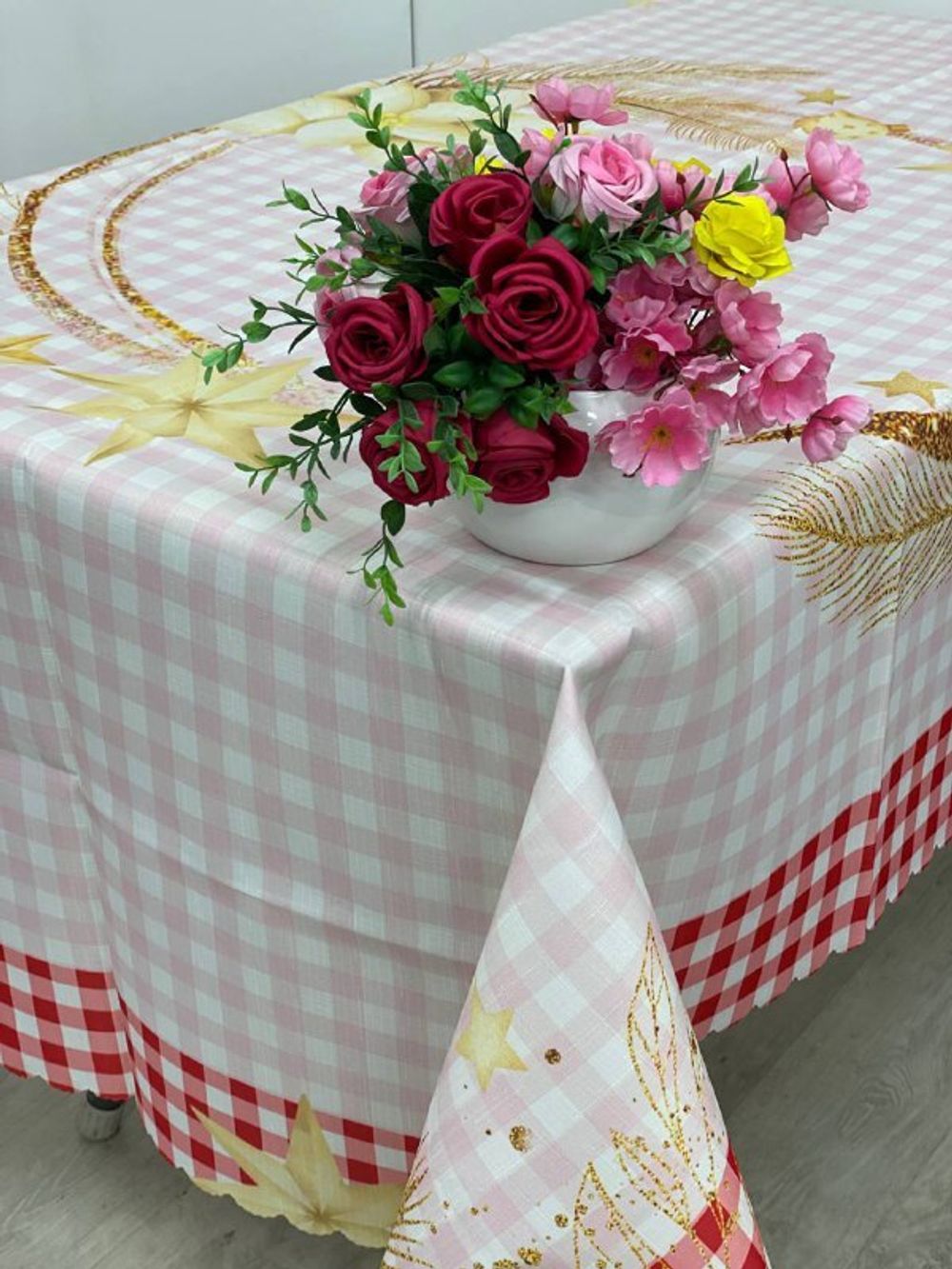 Скатерть НОВЫЙ ГОД 150/220 ЛИКВИ!